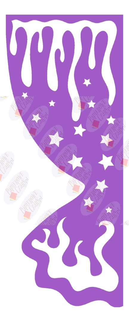 Zasłonka zimowa 4 ZIMA Dekoracje z papieru