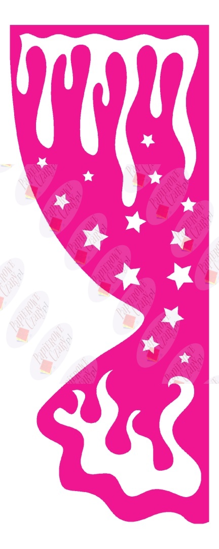 Zasłonka zimowa 4 ZIMA Dekoracje z papieru