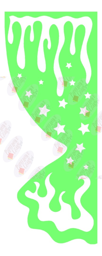 Zasłonka zimowa 4 ZIMA Dekoracje z papieru