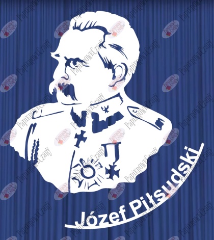 Józef Piłsudski 3 Postać Dekoracje z papieru