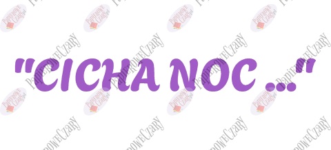 Napis "CICHA NOC..." 1 Zima Boże Narodzenie Dekoracje z papieru