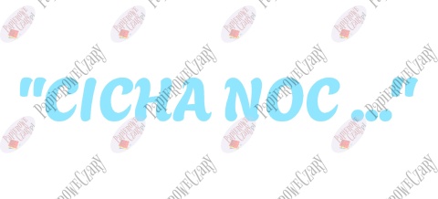 Napis "CICHA NOC..." 1 Zima Boże Narodzenie Dekoracje z papieru