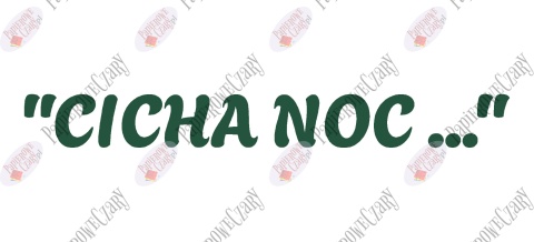 Napis "CICHA NOC..." 1 Zima Boże Narodzenie Dekoracje z papieru