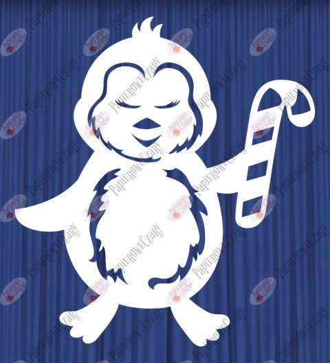 Pingwin 6 Dekoracje z papieru