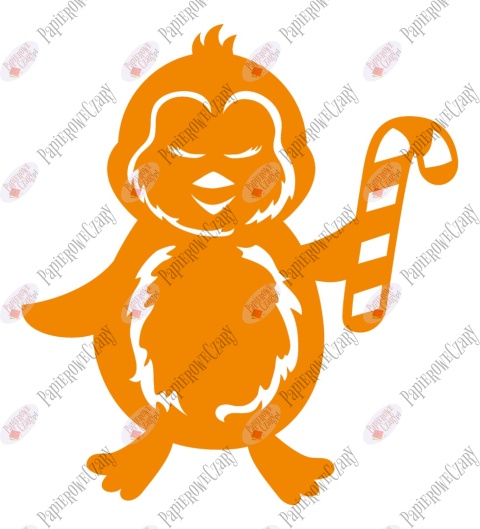 Pingwin 6 Dekoracje z papieru