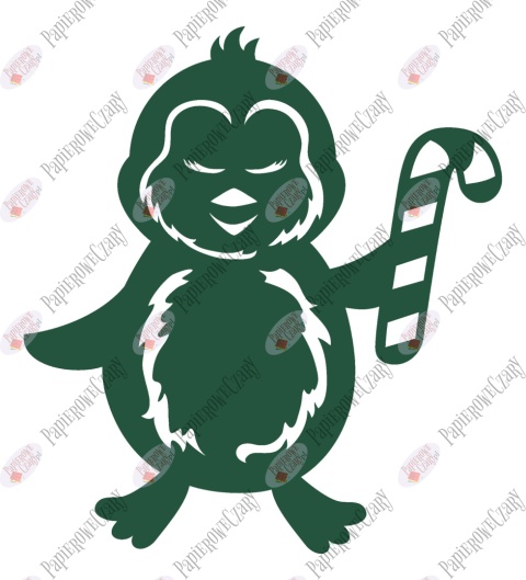 Pingwin 6 Dekoracje z papieru