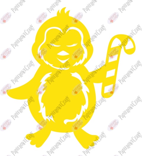 Pingwin 6 Dekoracje z papieru