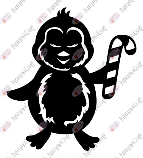 Pingwin 6 Dekoracje z papieru