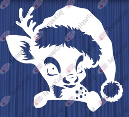 Renifer 11 Dekoracje z papieru