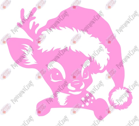 Renifer 11 Zima Dekoracje z papieru