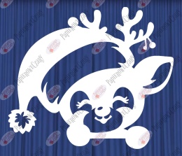 Renifer 12 Zima Dekoracje z papieru