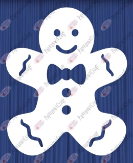 Ciastek 1 Zima Dekoracje z papieru