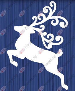 Renifer 5 Dekoracje z papieru