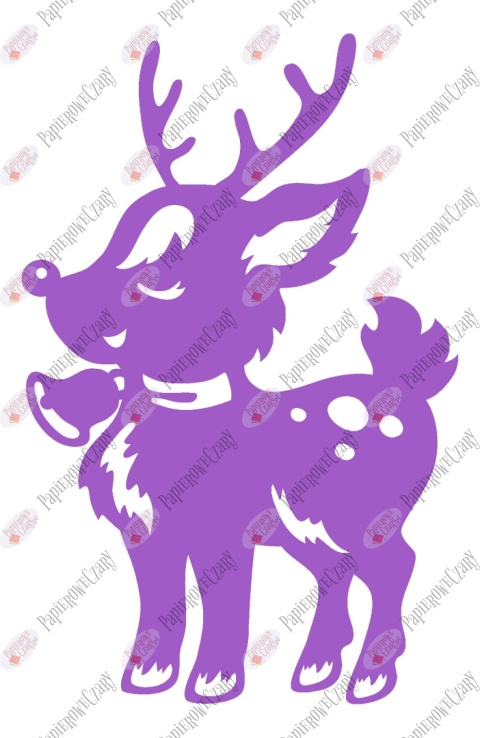 Renifer 8 Dekoracje z papieru