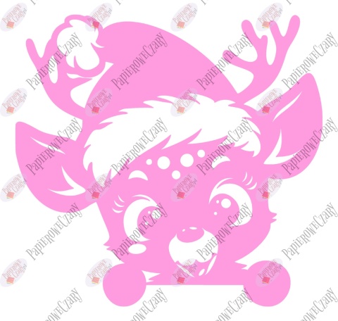 Renifer 10 Zima Dekoracje z papieru