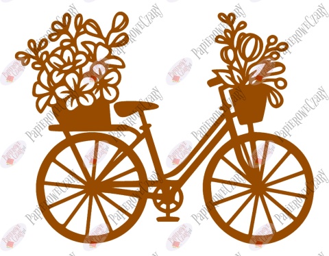 Rower 3 Dekoracje z papieru