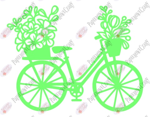 Rower 3 Dekoracje z papieru