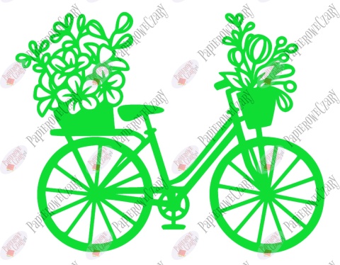 Rower 3 Dekoracje z papieru