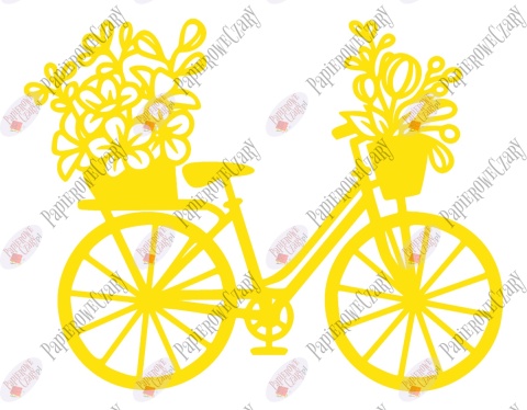 Rower 3 Dekoracje z papieru