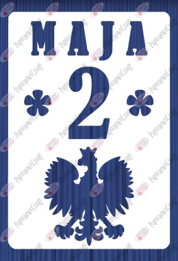 Kartka z kalendarza 2 Maja 1 Dekoracje z papieru