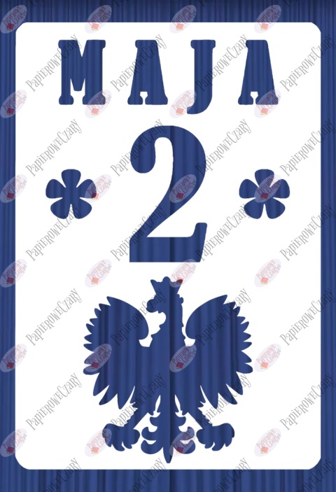 Kartka z kalendarza 2 Maja 1 Dekoracje z papieru