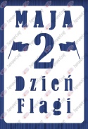 Kartka z kalendarza 2 Maja 3 Dekoracje z papieru