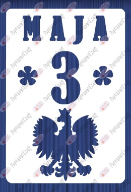 Kartka z kalendarza 3 Maja 1 Dekoracje z papieru