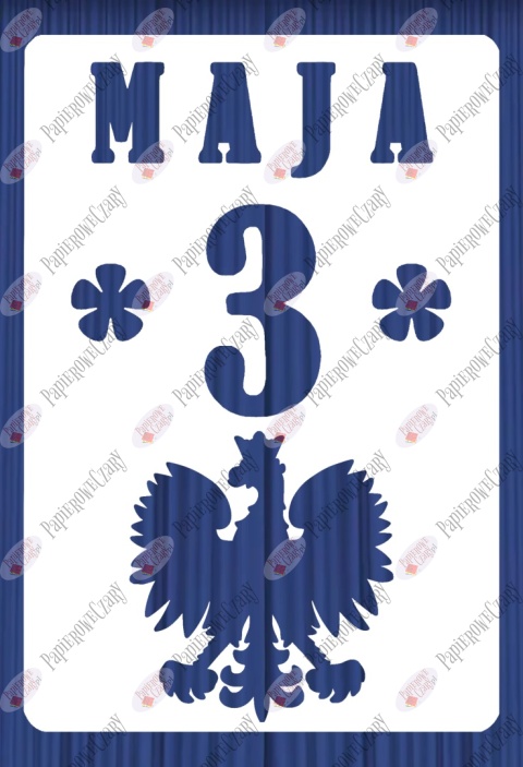 Kartka z kalendarza 3 Maja 1 Dekoracje z papieru