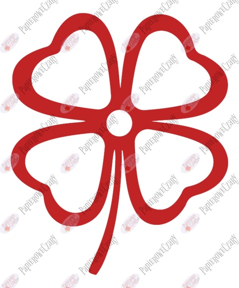 Koniczyna 2 Dekoracje z papieru Wiosna