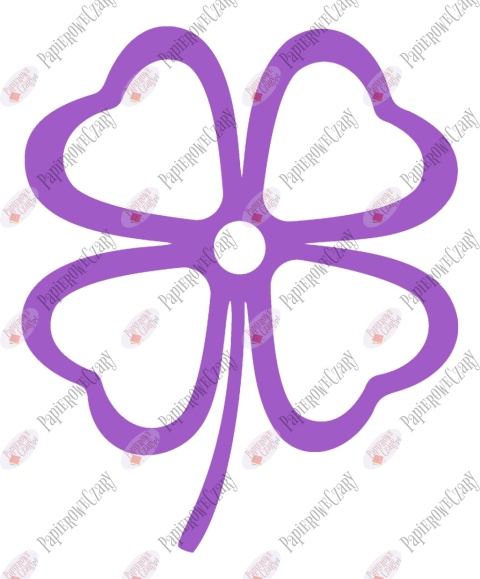 Koniczyna 2 Dekoracje z papieru Wiosna