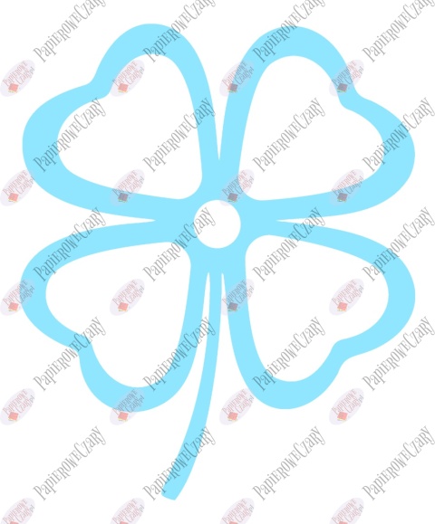 Koniczyna 2 Dekoracje z papieru Wiosna