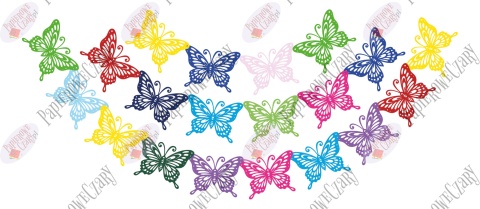 Motyl 2 Pakiet Dekoracje z papieru