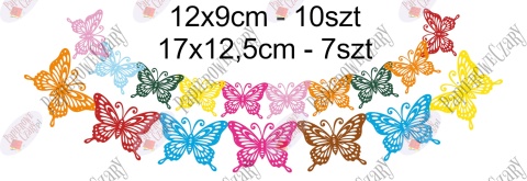 Motyl 2 Pakiet Dekoracje z papieru