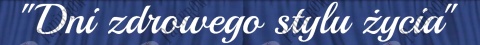 Napis "Dni zdrowego stylu życia" 1 Dekoracje z papieru