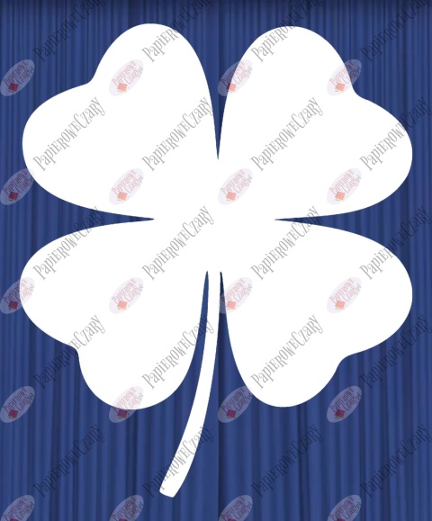 Koniczyna 1 Dekoracje z papieru Wiosna