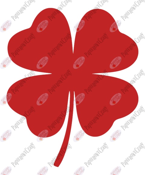 Koniczyna 1 Dekoracje z papieru Wiosna