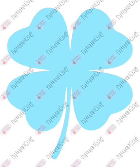 Koniczyna 1 Dekoracje z papieru Wiosna