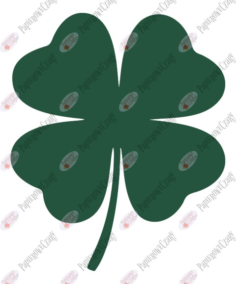 Koniczyna 1 Dekoracje z papieru Wiosna