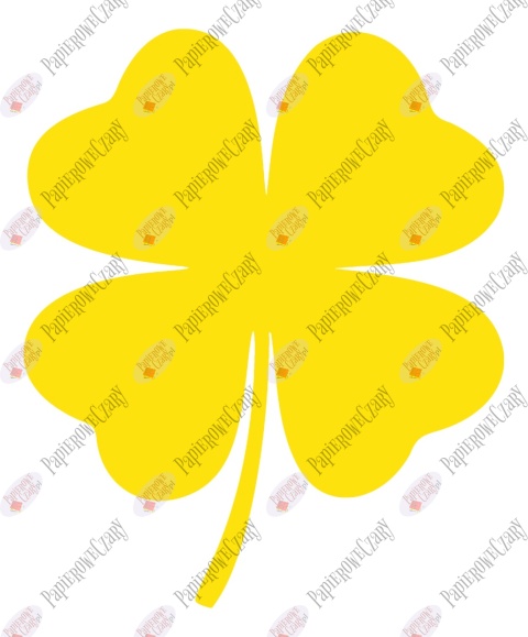 Koniczyna 1 Dekoracje z papieru Wiosna