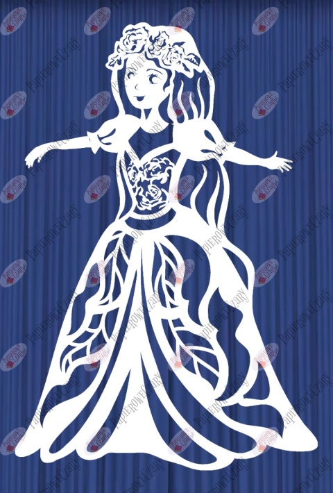 Pani Wiosna 5 Dekoracje z papieru