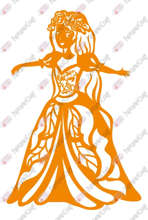 Pani Wiosna 5 Dekoracje z papieru