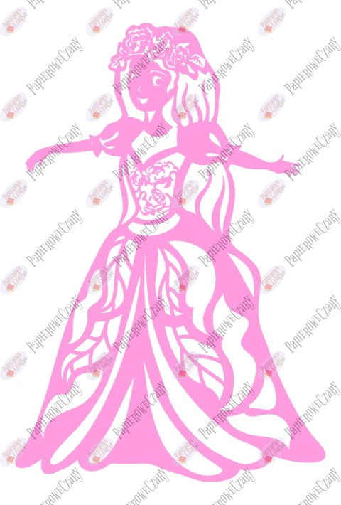 Pani Wiosna 5 Dekoracje z papieru