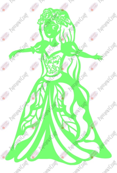 Pani Wiosna 5 Dekoracje z papieru