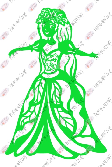 Pani Wiosna 5 Dekoracje z papieru