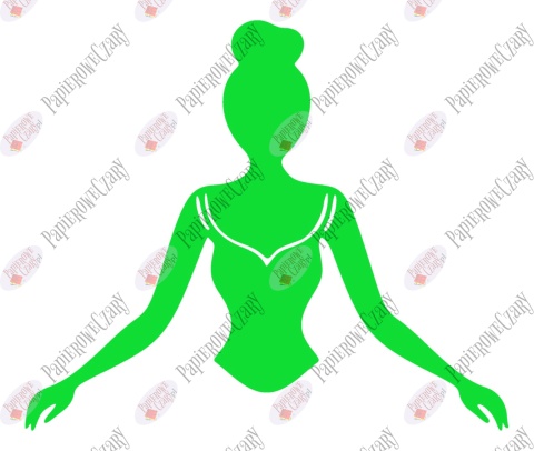 Pani Wiosna 2 Dekoracje z papieru