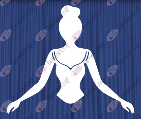 Pani Wiosna 2 Dekoracje z papieru