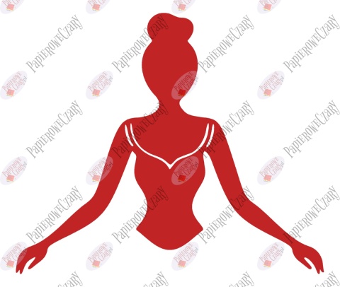 Pani Wiosna 2 Dekoracje z papieru