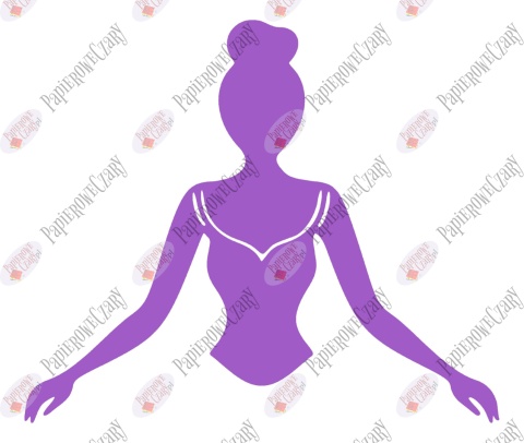 Pani Wiosna 2 Dekoracje z papieru