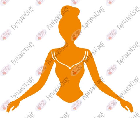 Pani Wiosna 2 Dekoracje z papieru