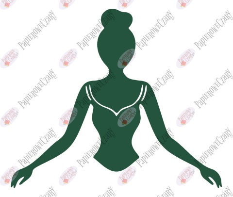 Pani Wiosna 2 Dekoracje z papieru